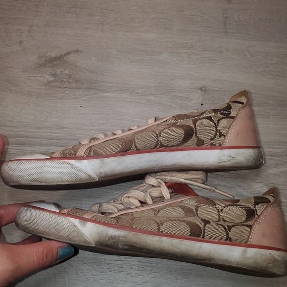 Women's coach sneakers size 7.5 - Picture 8 of 14